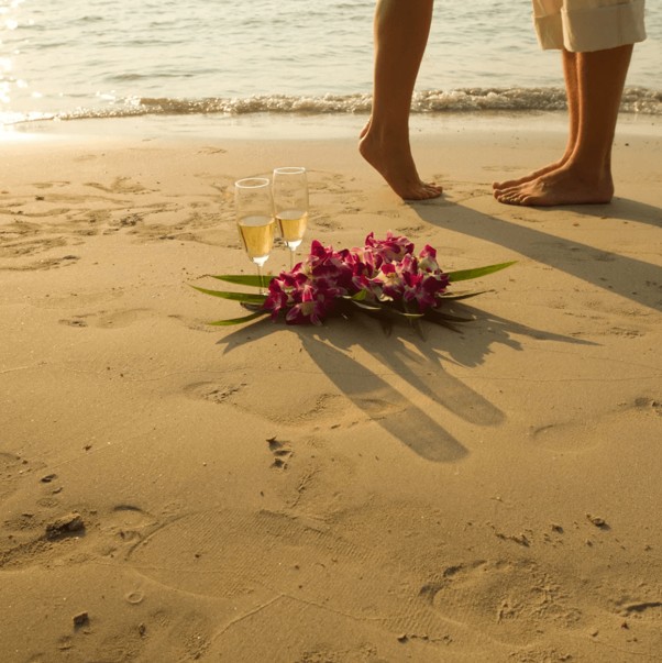 Voyage de noces plage
